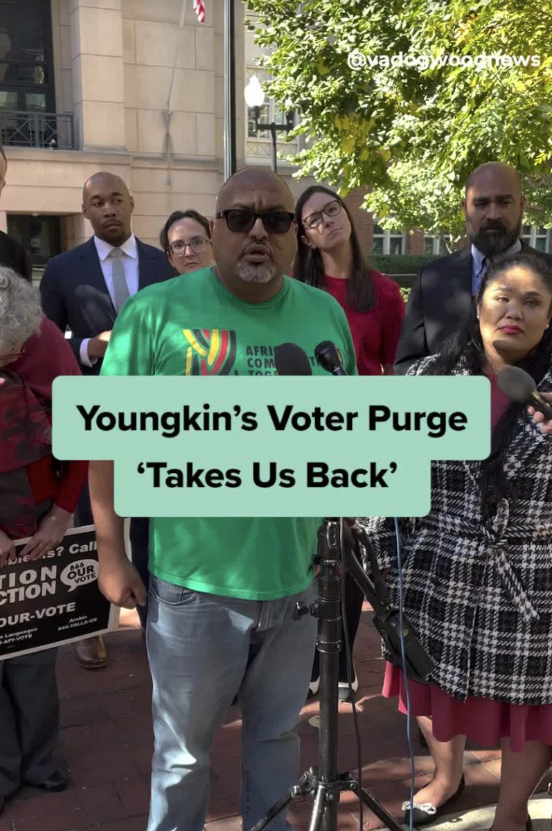 VIDEO: Community organizer explains how Youngkin’s voter purge ‘takes us back’